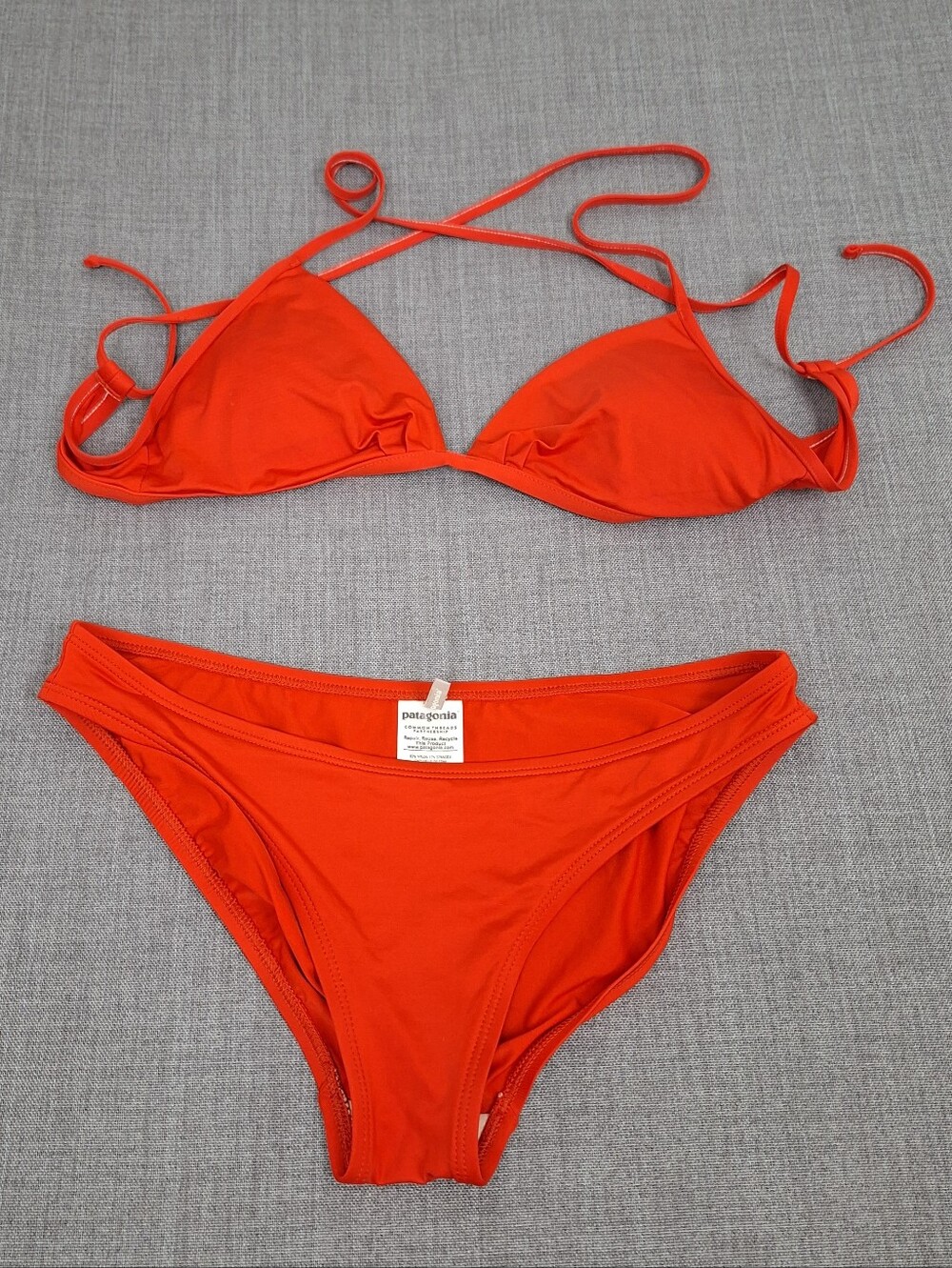 Patagonia 2 Piece Red Bikini Set. Medium.